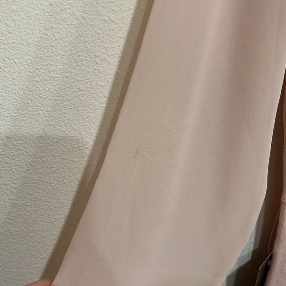 Dusty pink Bebe knit dress with sheer sleeves - Picture 4 of 4